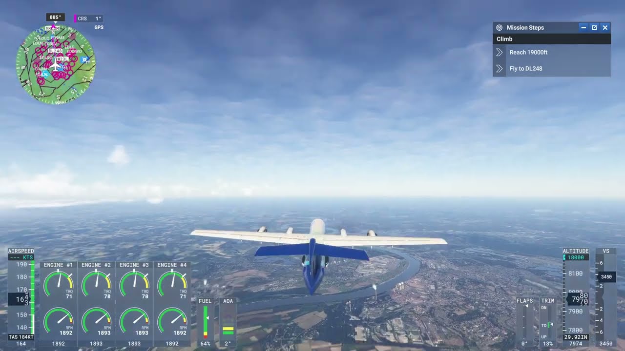 MSFS 2024 - Career mode part 52 - ES-30 - Düsseldorf to Westerland with bug 🪲