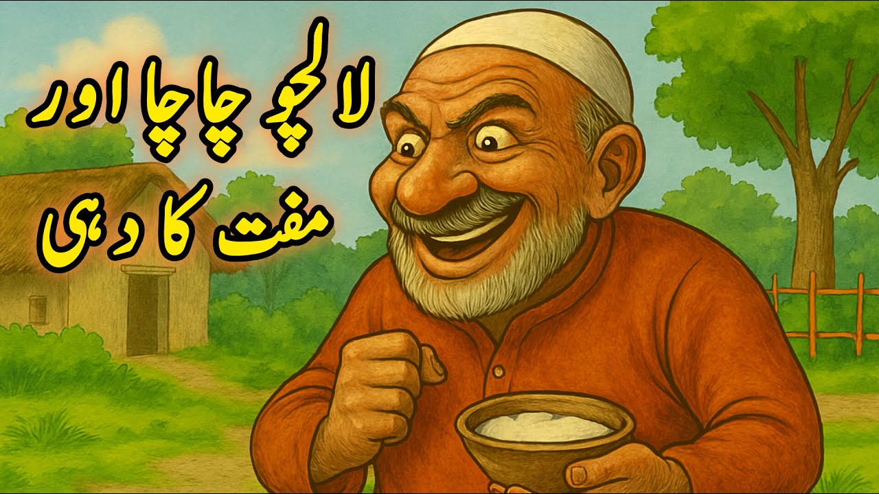 Lalchu Chacha aur Muft ka Dahi | لالچو چاچا اور مفت کا دہی | Funny Urdu Stories | Urdu Kahani