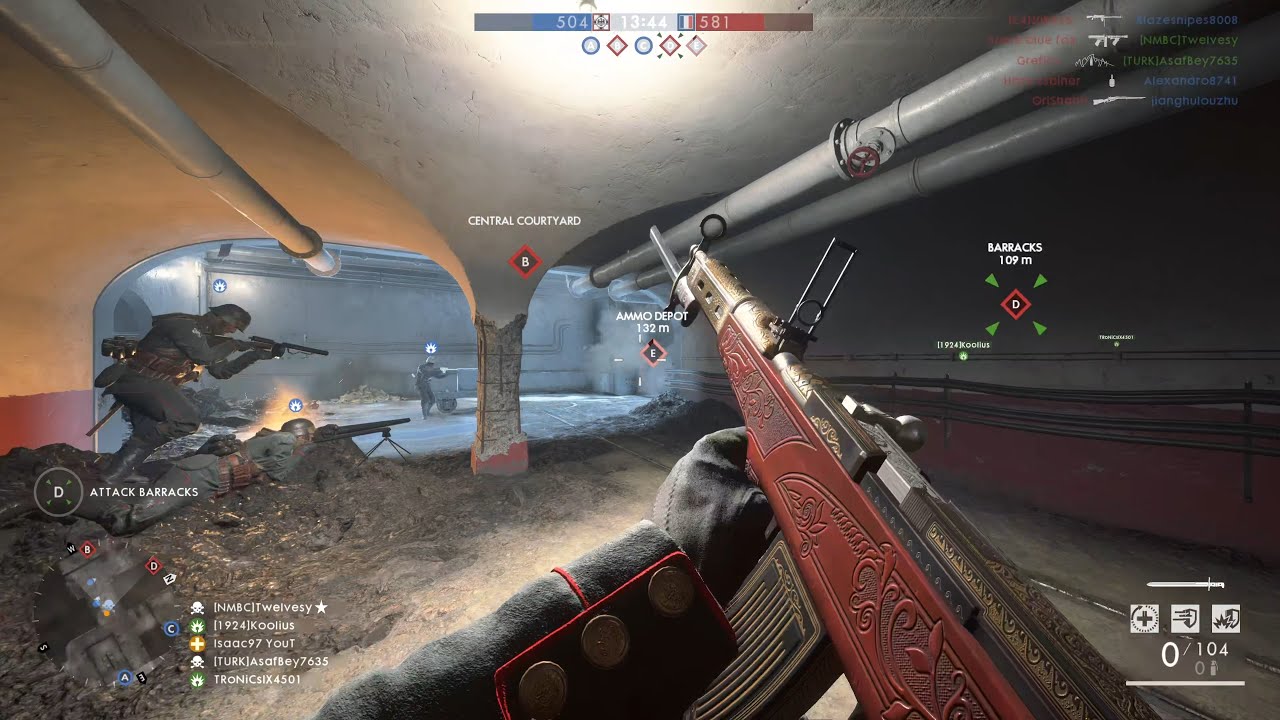 Battlefield 1: Conquest gameplay (No Commentary)