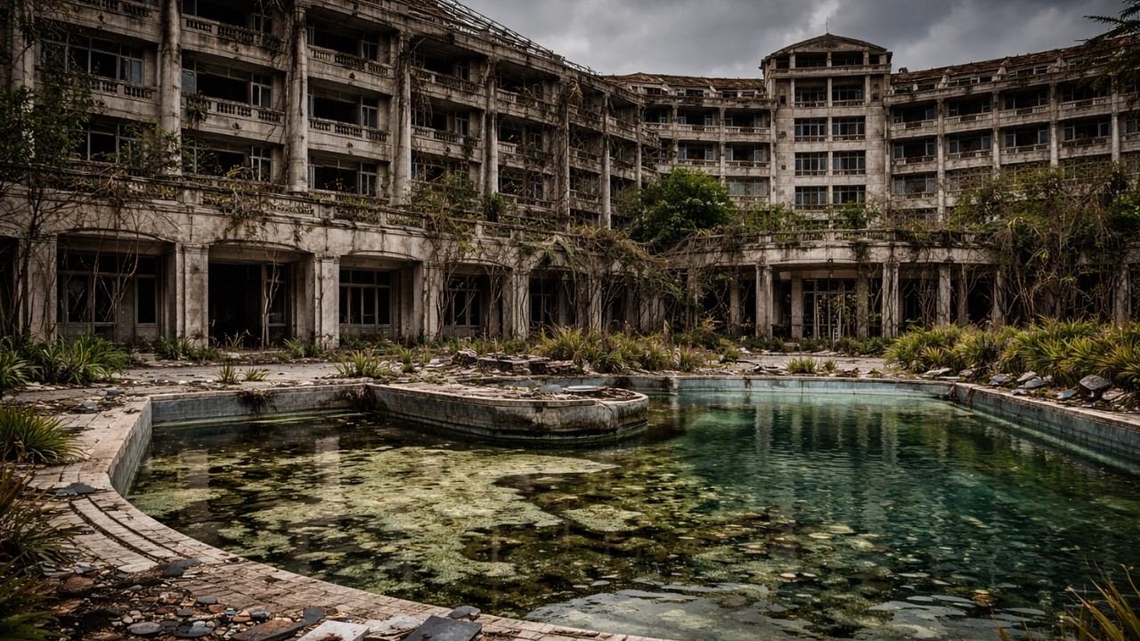 100 Workers Restore Abandoned Hotel to Ultimate Luxury – Cinematic ASMR