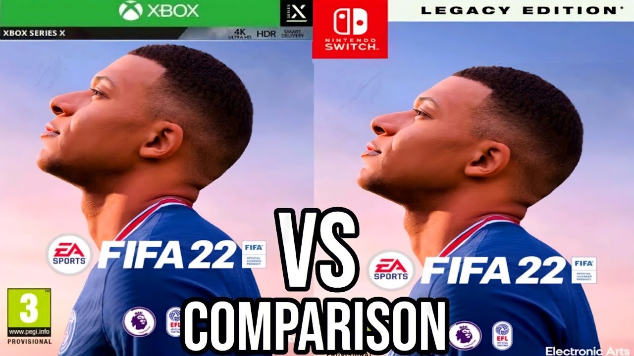 FIFA 22 Xbox Series X/S Vs Nintendo Switch
