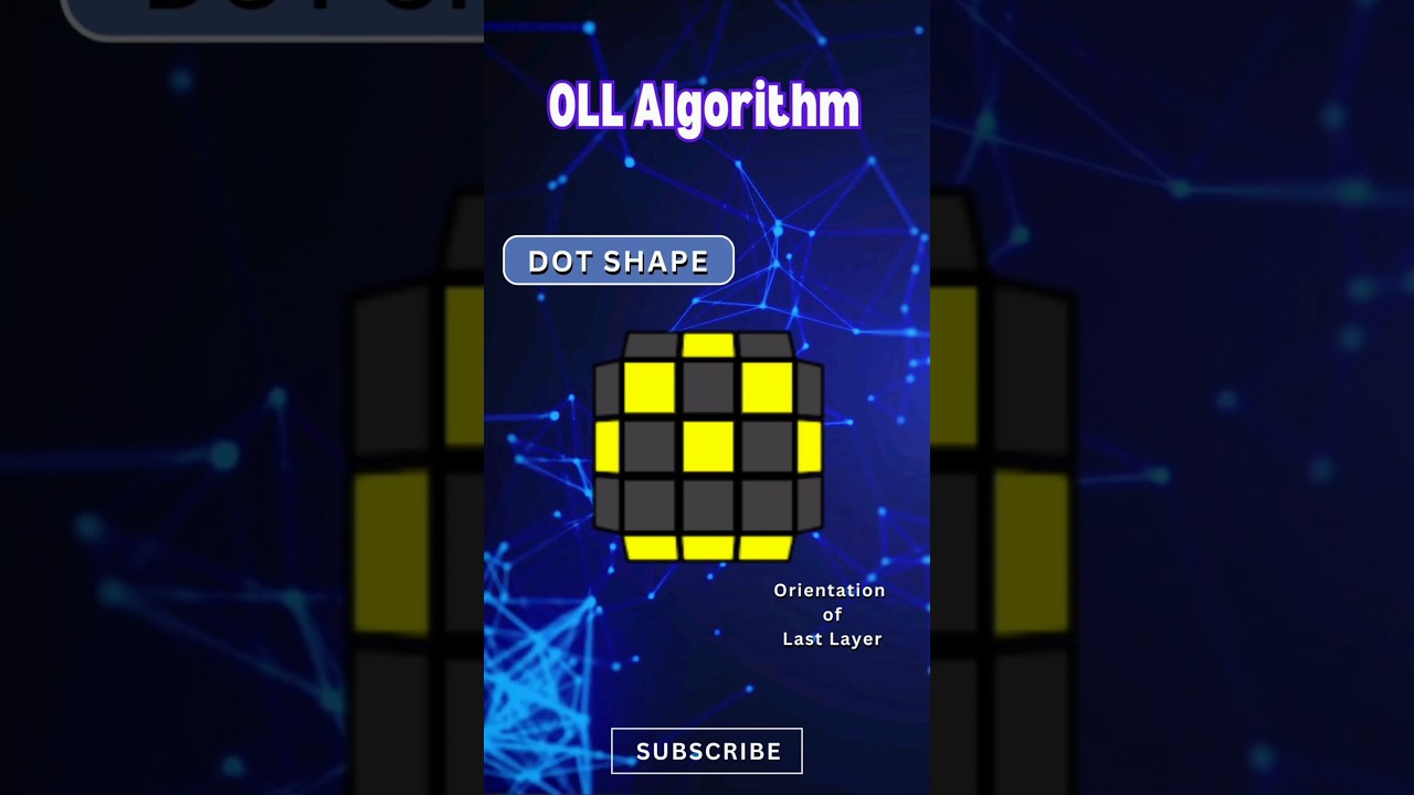 OLL Dot Case Solve in Seconds | Rubik&rsquo;s Cube Fast Trick 🚀| #shorts #viral #rubikscube