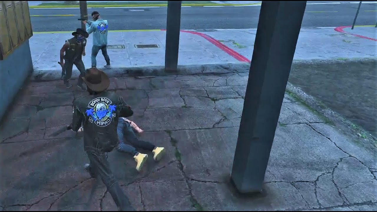 Dundee Baits Cops Into Shootout With BBMC | NoPixel