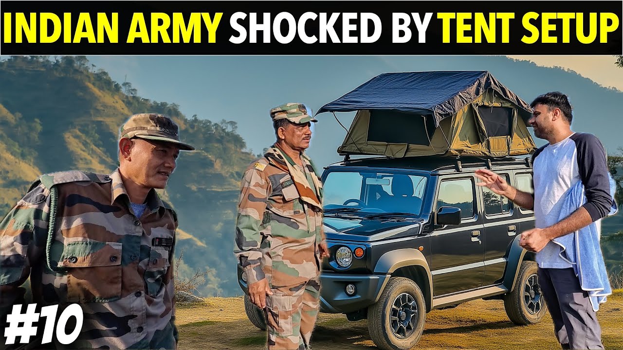 OUR INDIAN ARMY SHOCKED By MY TENT Setup, tripura