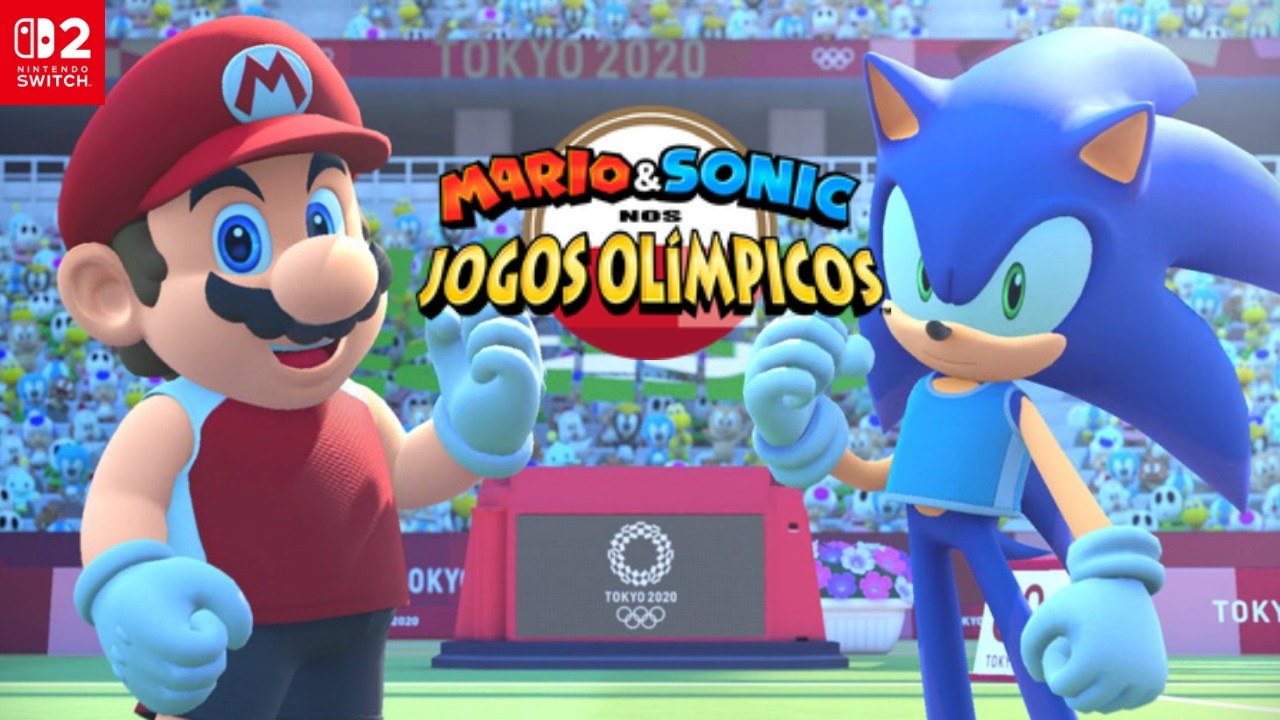 Mario & Sonic nos Jogos Olímpicos de Tóquio 2020: Gameplay de Inicio no Nintendo Switch 2 em PT-BR