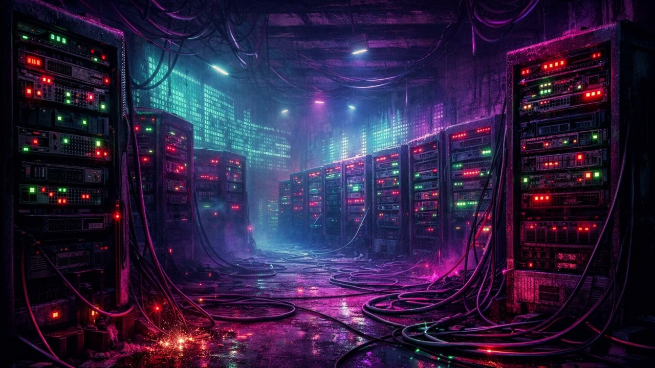 Echo Protocol: Synthwave Pulse in Forgotten Server Vaults | Retro Energy Vibes