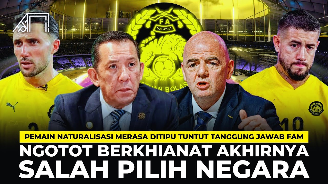 Tamatnya Karier Bintang yang Dulu Khianati Negara Leluhur! Malaysia Skandal Naturalisasi FIFA