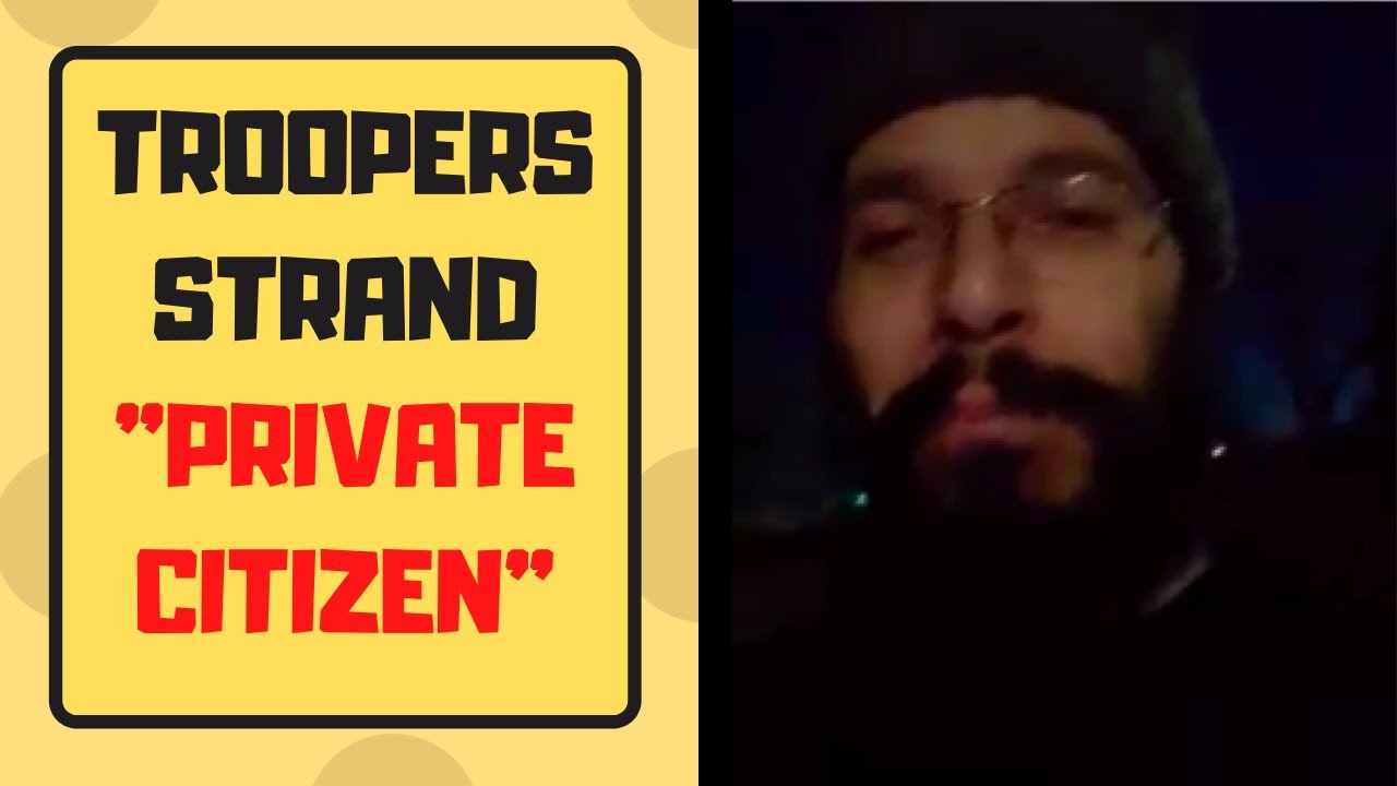 State Troopers Leave Sovereign Citizen On Side Of Road