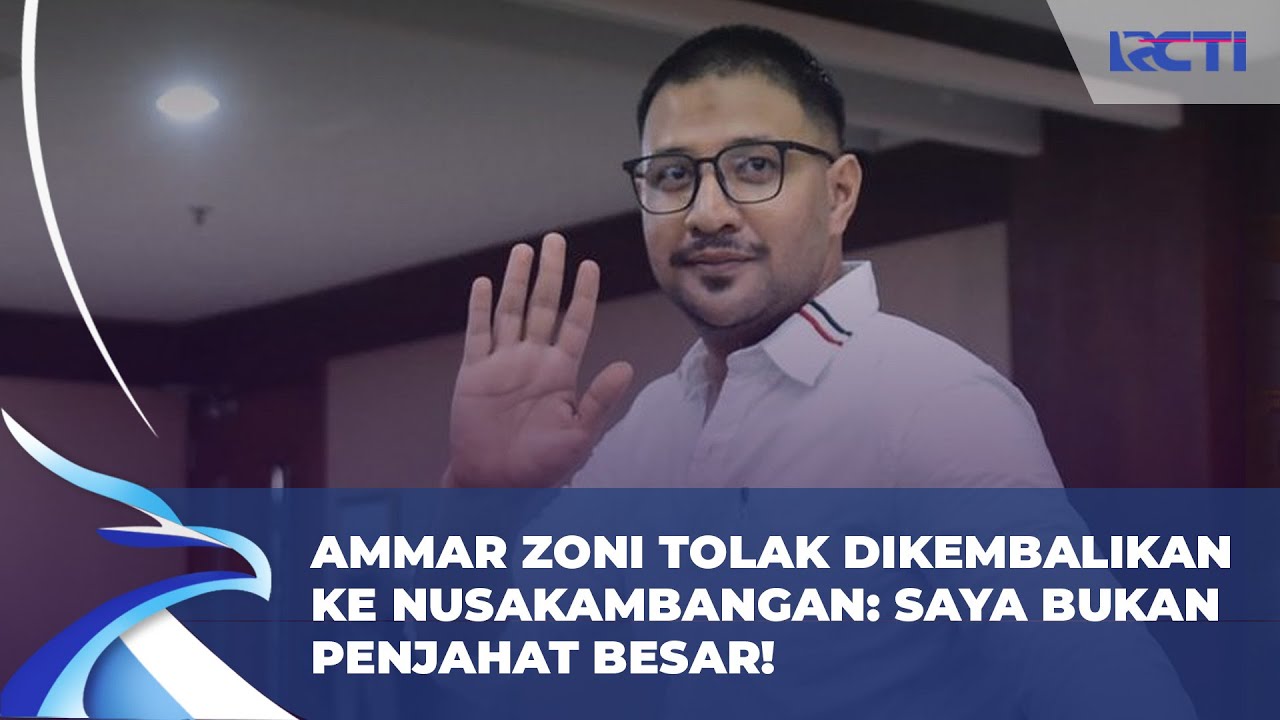 Ammar Zoni Kembali Tolak Dipindahkan ke Nusakambangan Usai Sidang: Saya Bukan Penjahat Besar!