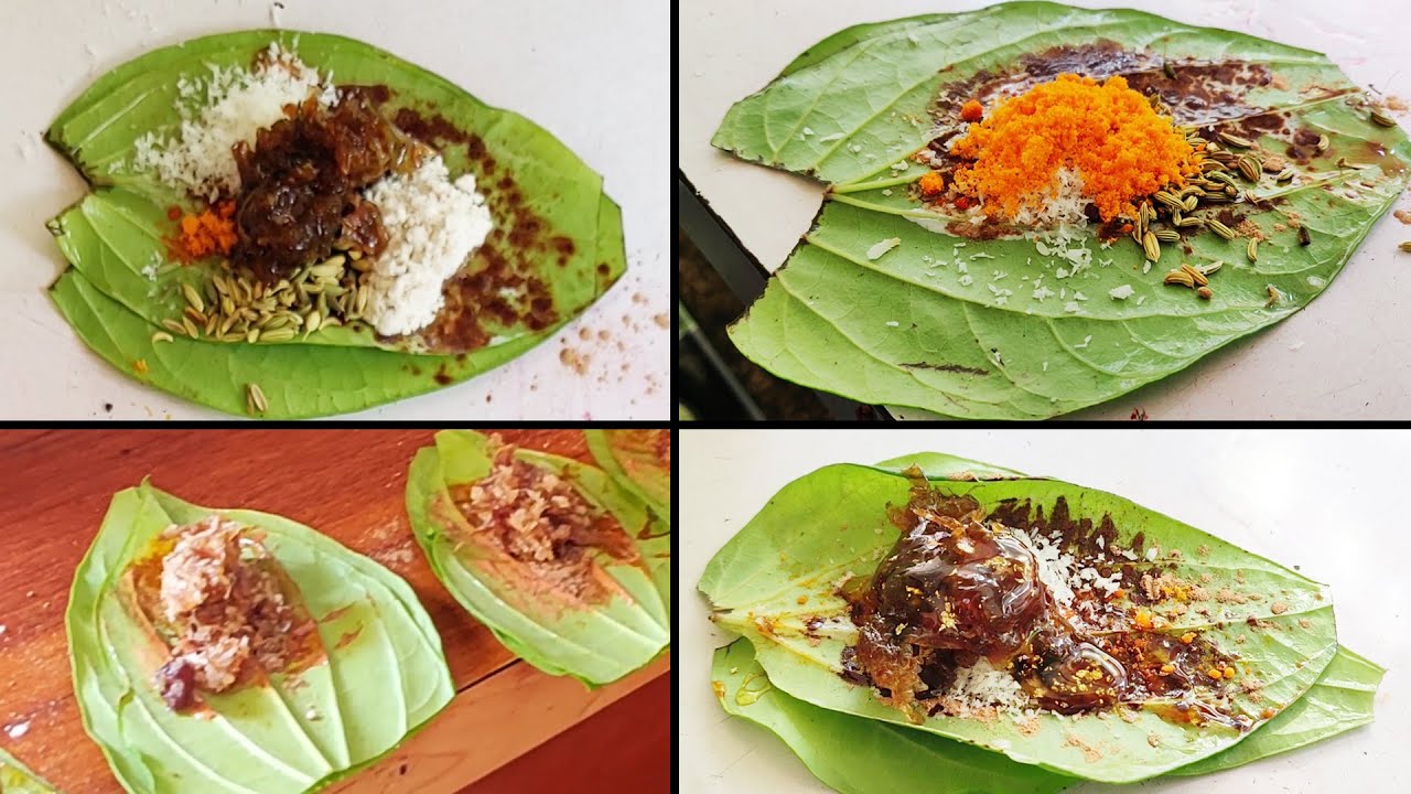 4 Types Of Paans Making In Pan Shop | Meenakshi Paan | Sweet Paan | Badam Paan | Sada Pan Making