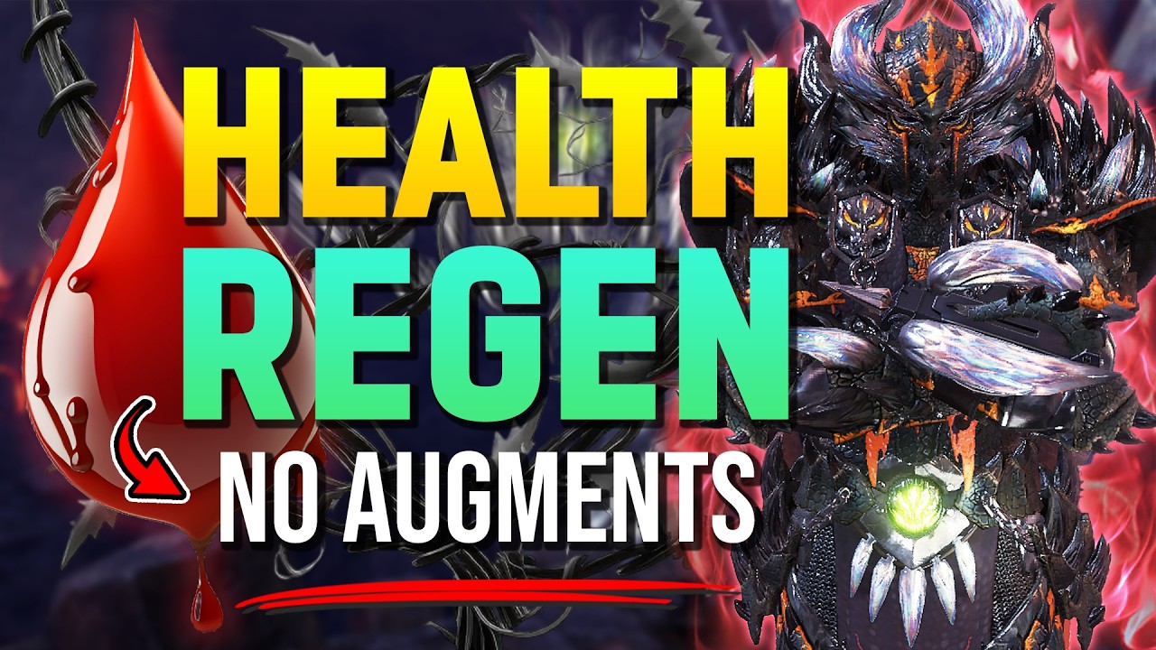 Get Health Regen WITHOUT AUGMENTS in Monster Hunter World 2024