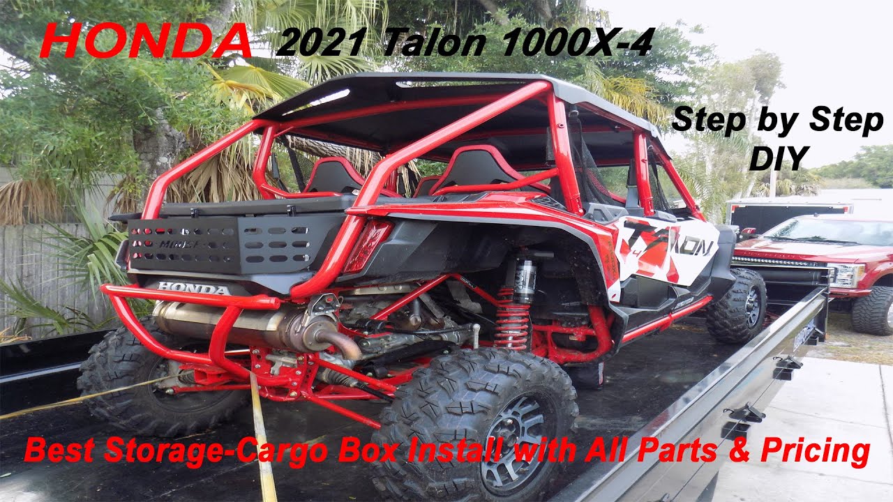 Honda Talon Storage Cargo Box Install for your UTV or Side By Side mods.