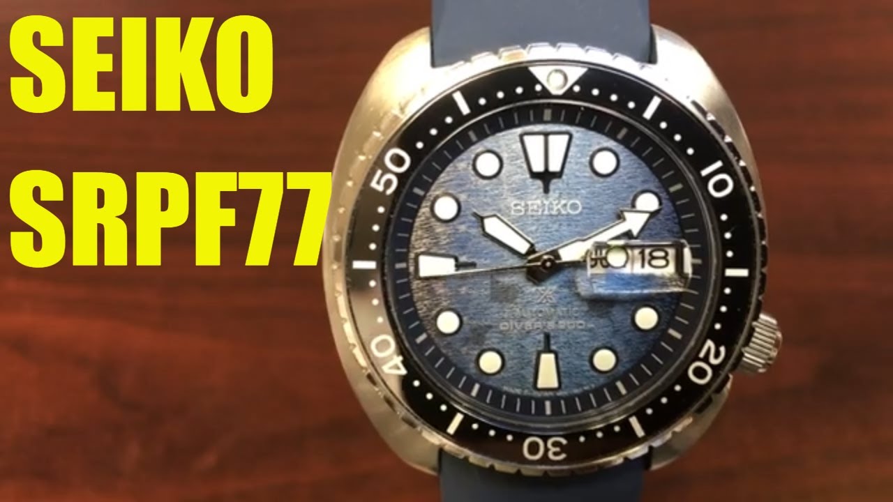Seiko Prospex King Turtle Steel Automatic Watch SRPF77