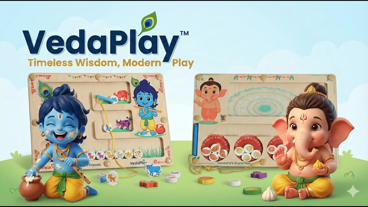 We Grew Up With Stories. Can Our Kids? | VedaPlay - Timeless wisdom Modern Play