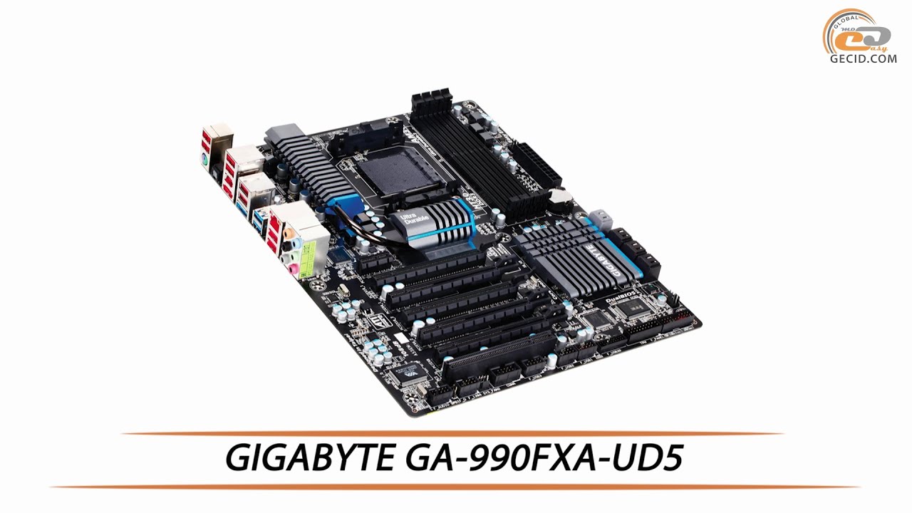 GIGABYTE GA-990FXA-UD5 - видеообзор материнской платы