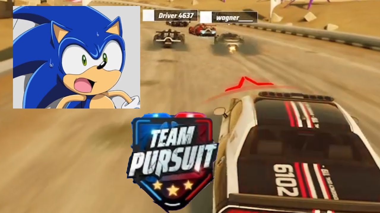 Asphalt legends / Security vs Syndicate Sonic text yes same.