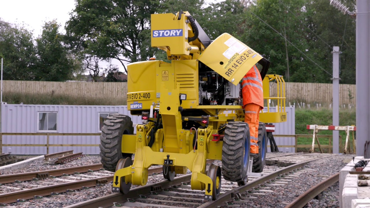 RR14 EVO-2/400 Road-Rail MEWP RECOVERY VIDEO