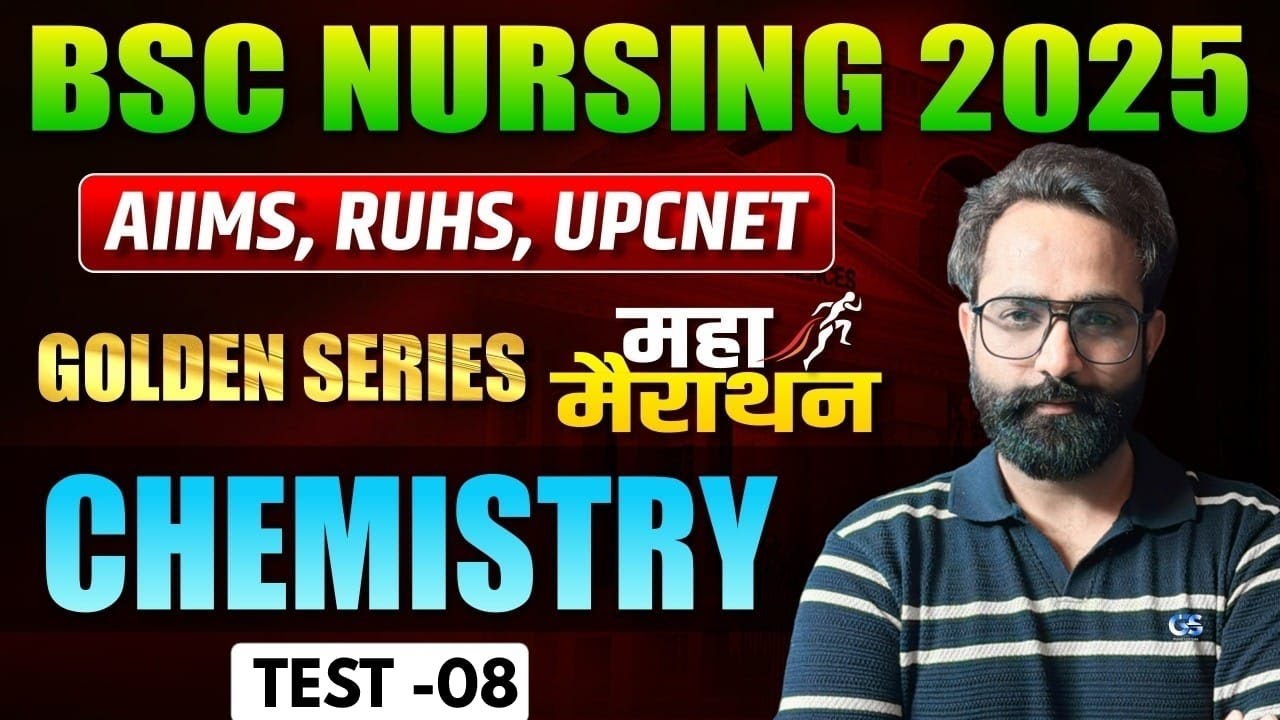 BSC NURSING COMPLETE CHEMISTRY IN ONE SHOT | AIIMS / RUHS/ UPCNET CHEMISTRY MARATHON CLASS ASIF SIR