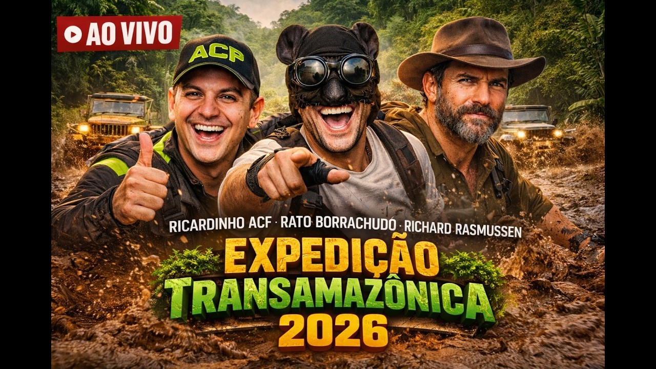 🇧🇷❤️RUMO MANAUS BR-319 ACF E RATO BORRACHUDO EXPEDICAO TRANSAMAZONICA 2026