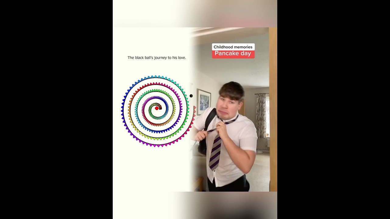 Childhood memories Pancake day #funny #pov #comedy #couple #funnystories