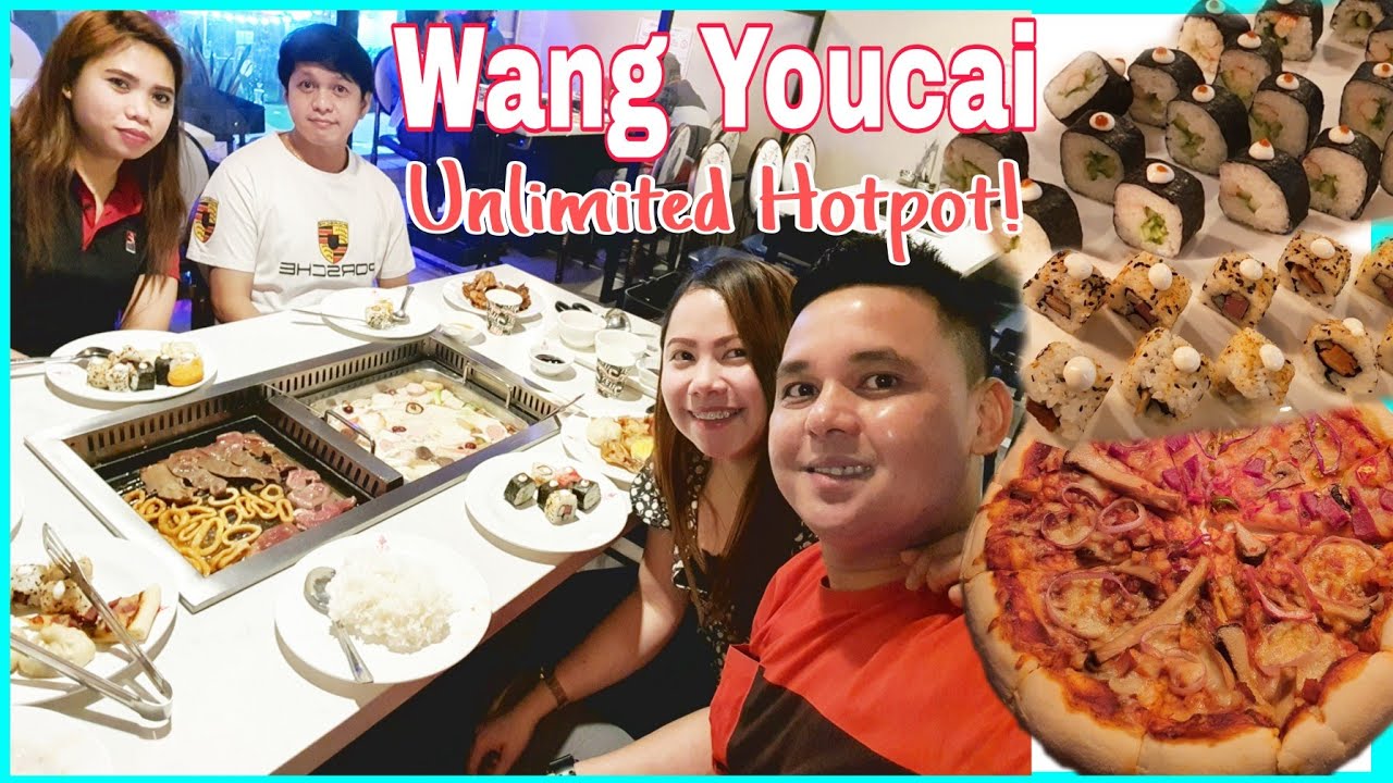 MUKBANG AT WANG YOUCAI SEAFOOD RESTAURANT❤ | UNLIMITED HOTPOT & BBQ BUFFET | Vlog#157 | debbievlogs