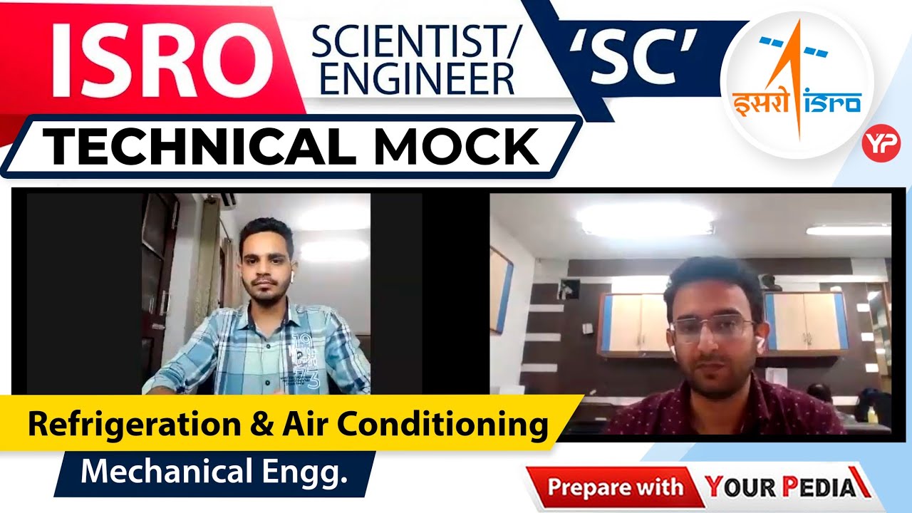 Refrigeration & Air Conditioning Mock Interview for ISRO Scientist-C | Mechanical Engg. | YourPedia