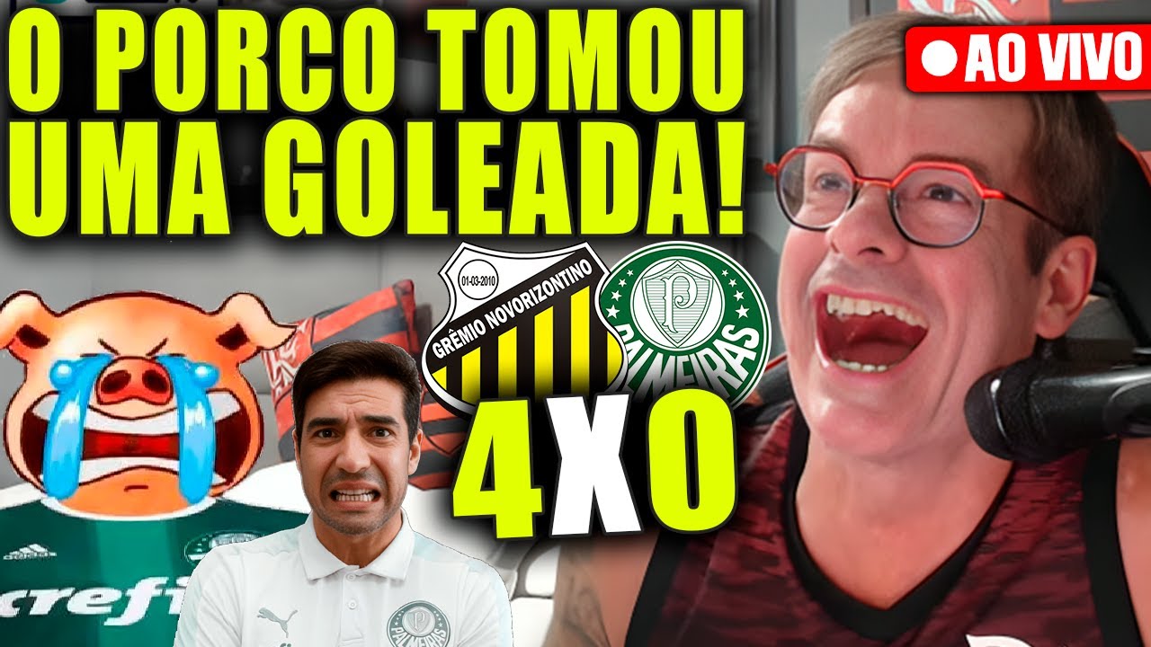 PORCO TOMOU UMA GOLEADA HISTÓRICA! LIVE RAIZ!