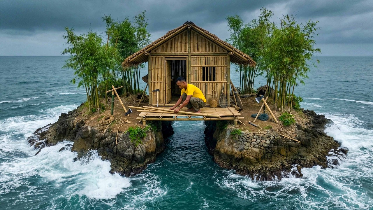 56 Días Para Construir Un Refugio En Una Isla Única, Lejos De La Civilización Moderna