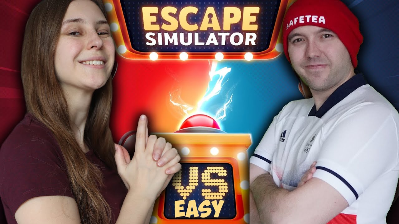 The Craziest Puzzle Race Ever! - Escape Simulator - VS Easy