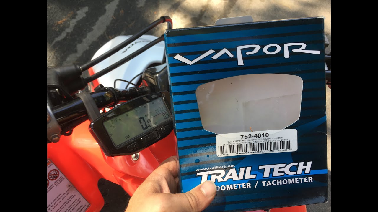 Vapor Trail Tech Speedometer Review TRX Honda 450R Install