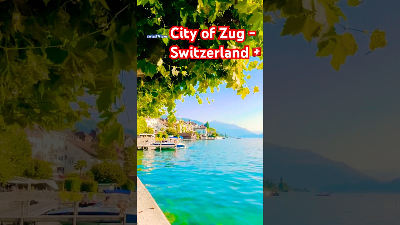 🇨🇭Breathtaking and unique view of Lake Zug - City of Zug / Switzerland🇨🇭