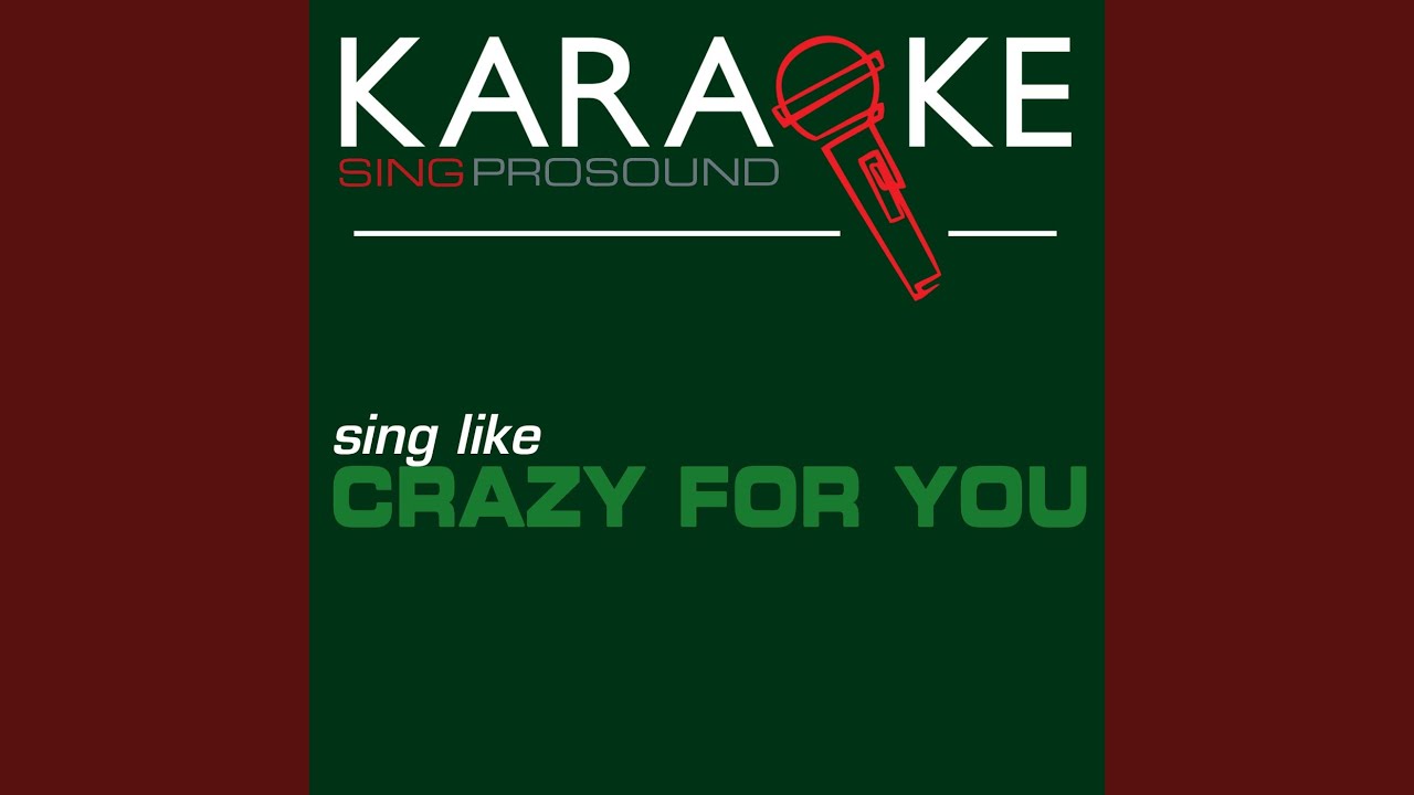 Can't Be Bothered (In the Style of Crazy for You) (Karaoke Instrumental Version)