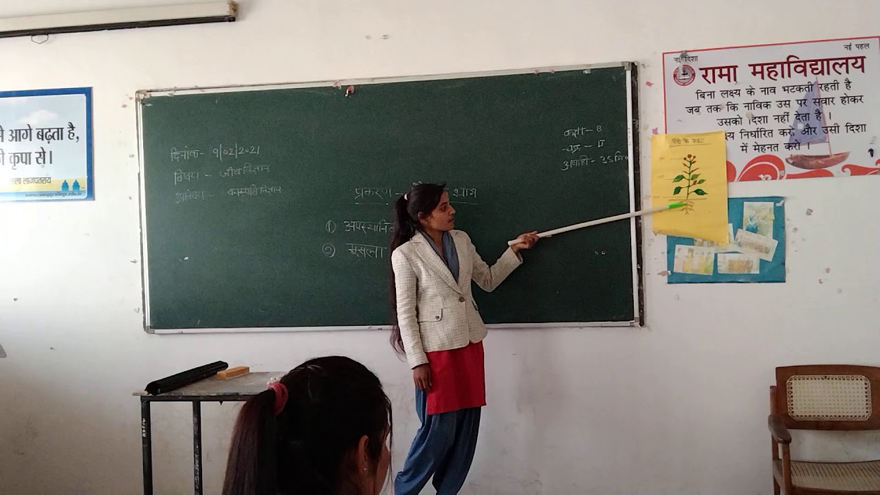 Practice teaching in biology ( topic-parts of plant ☘️)