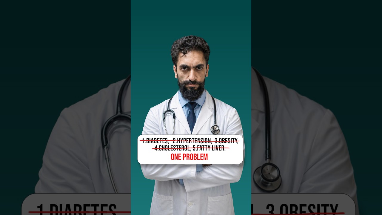 5 Diseases, 1 Root Cause? Doctor Explains Insulin Resistance #insulinresistance #rootcauses