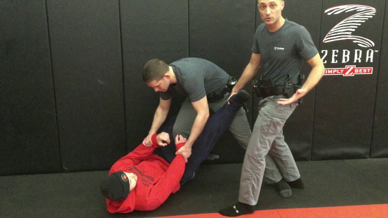 STORM Combatives - Two Officer Wall Pin Take Down, police training