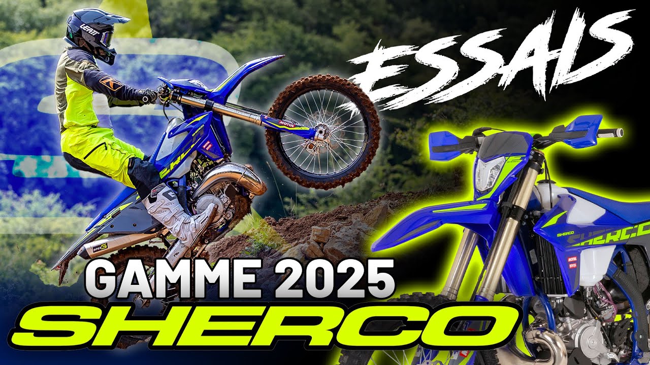 Essai complet nouvelle gamme Sherco 2025
