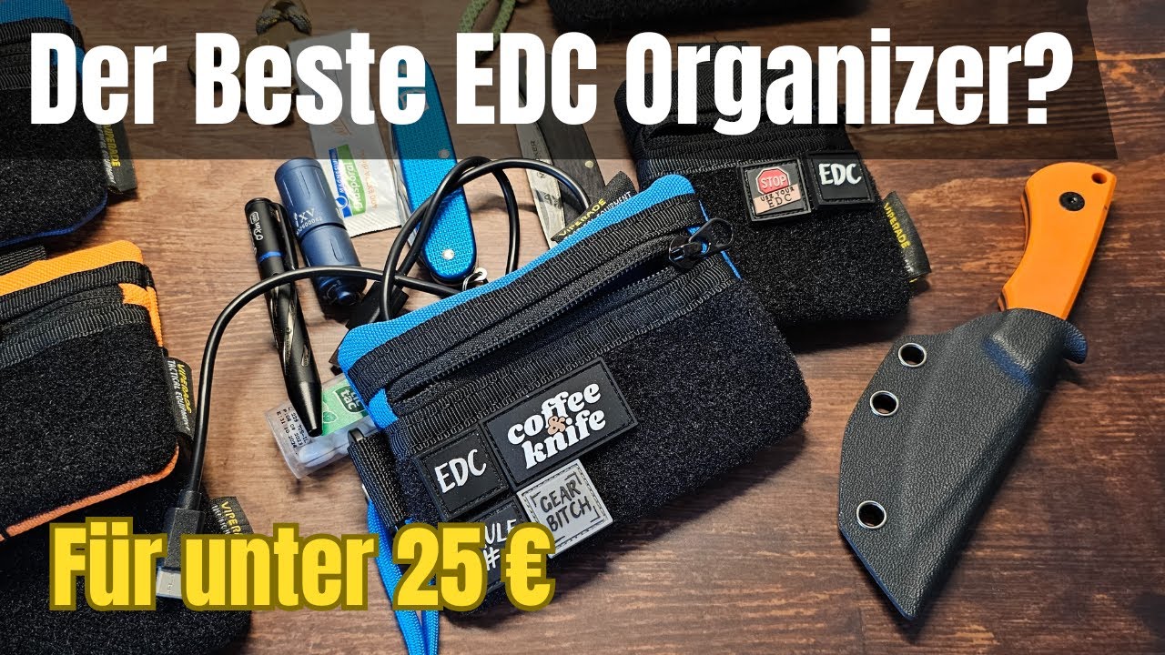 Viperade EDC Organizer unter 25€: Das Beste Budget-Tool für Dein Everyday Carry Setup!
