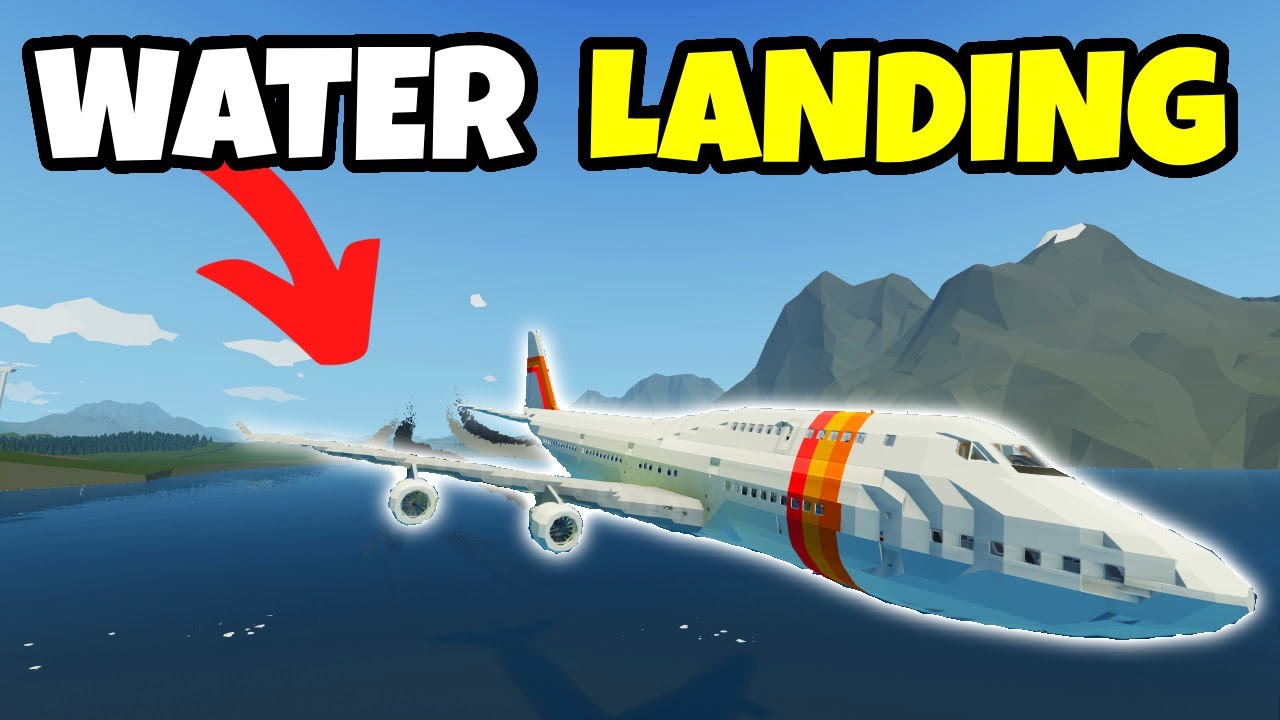 Crazy Emergency Water Landing After ENGINE EXPLODES | Stormworks