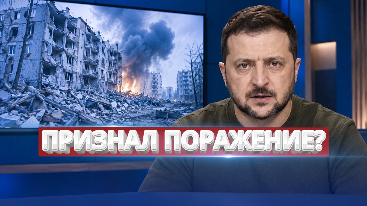 Зеленский заявил о поражении / Атака на жену президента