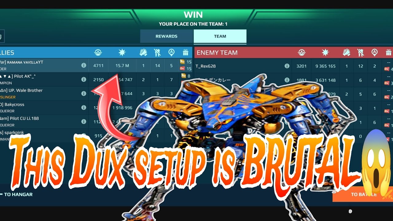 This Dux Setup with Ultimate Scourge and quarker is BRUTAL 😱 War Robots [WR]