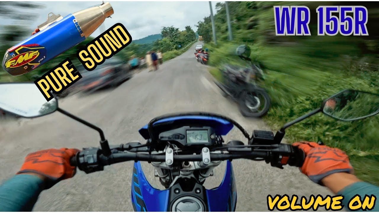 FMF Exhaust Pure Sound | WR155R Motovlog POV Ride 🔥 | Volume ON | RTMLife