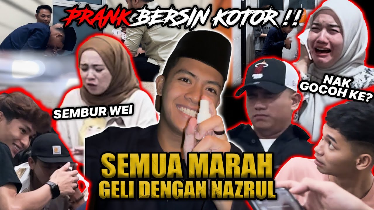 PRANK BERSIN MENGGELIKAN DEKAT AITEAM!!! MIWAN PALING GARANG NASIB TAK KENA…
