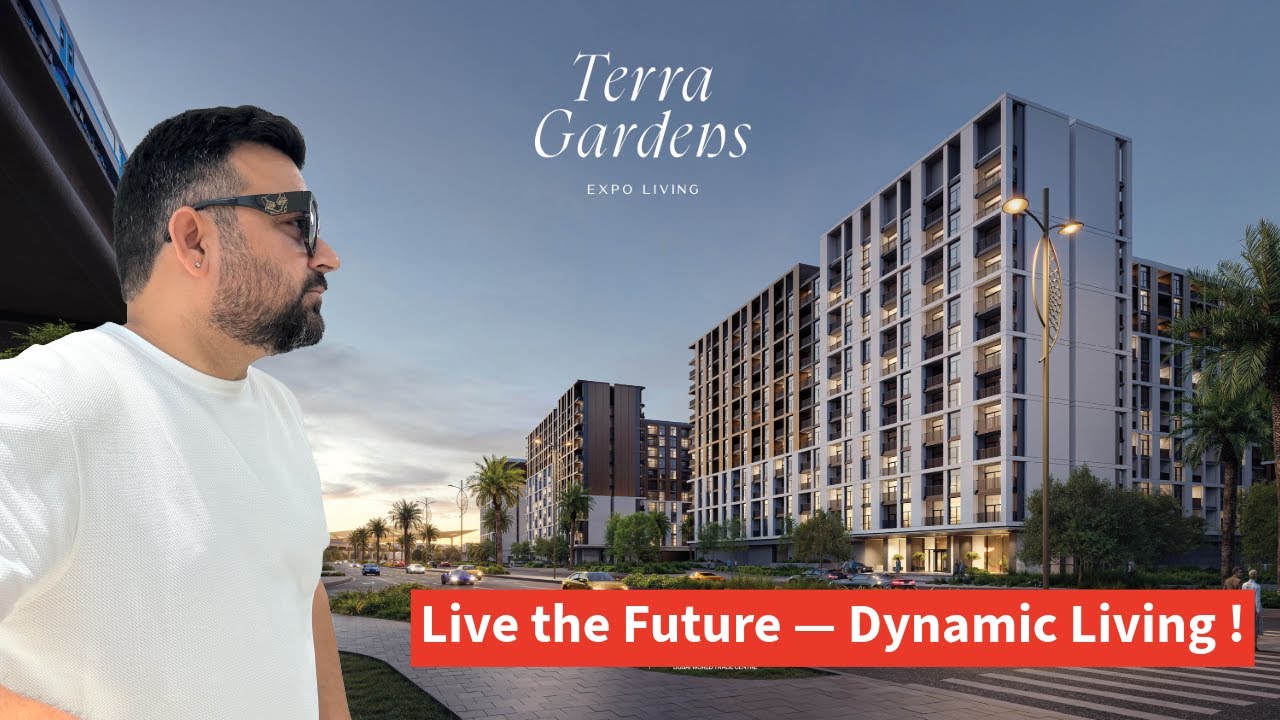 TERRA GARDENS EXPO LIVING BY EMAAR PROPERTIES. APARTMENTS NEAR EXPO CITY AND AL MAKTOUM AIRPORT.
