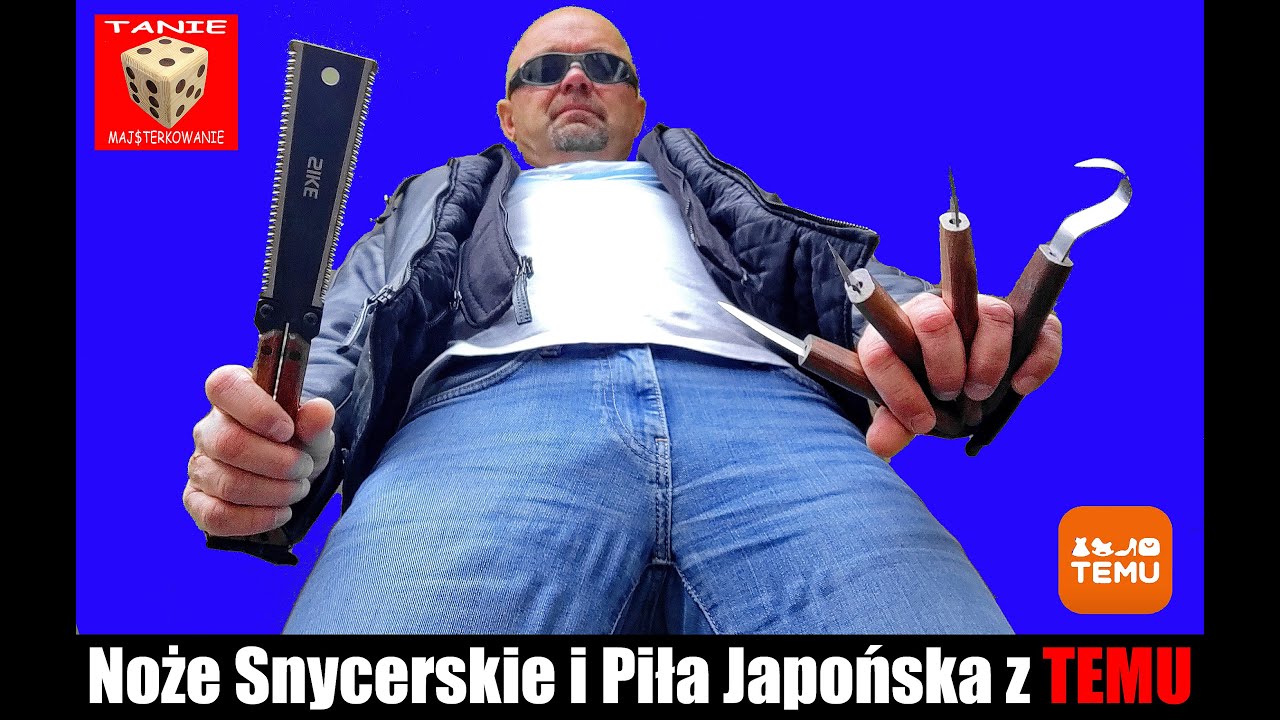 Jak za Psie Pieniądze Wystrugałem Sobie Ptaszka czyli Noże Snycerskie i Piła Japońska z Temu