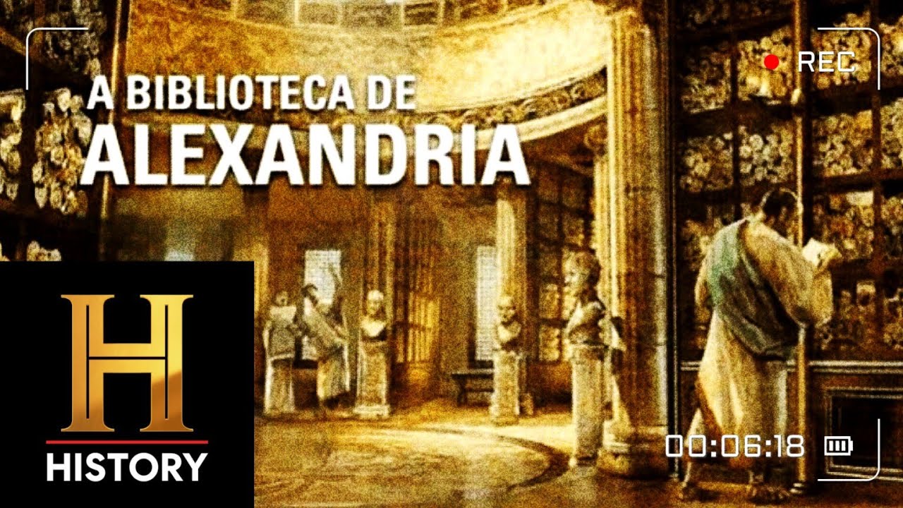 A biblioteca de Alexandria! Documentario history channel dublado em portugu&ecirc;s do Brasil ptbr