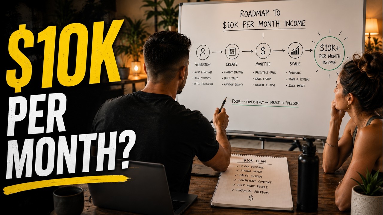 How i'd make $10K a month as a YOGA TEACHER asap (from scratch)
