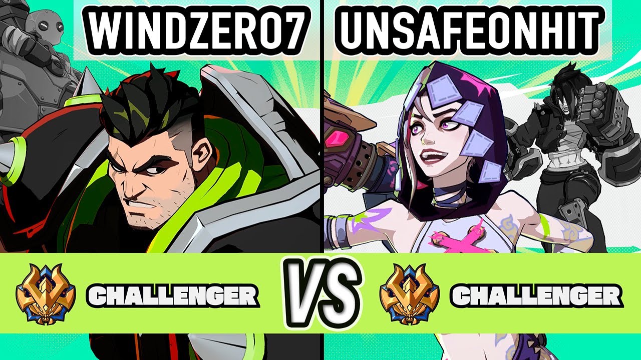 2XKO ▰ Windzero7 (Darius / Blitzcrank) vs Unsafeonhit (Jinx / Vi) ▰ High Level Gameplay