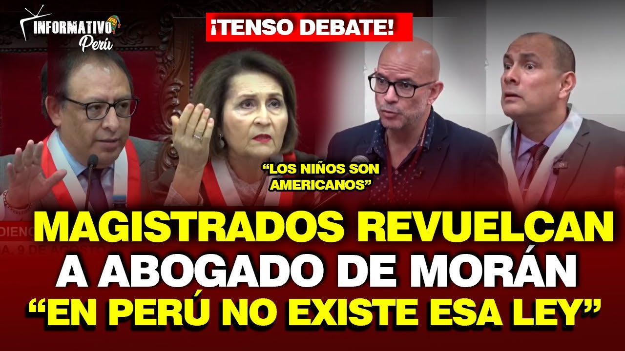 ABOGADO DE RICARDO MORÁN  ES REVOLCADO POR MAGISTRADOS DEL TC 