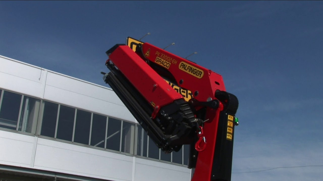 Zabudowa Graco - Palfinger PK33002-EH na Mercedes Arocs 3348 HD