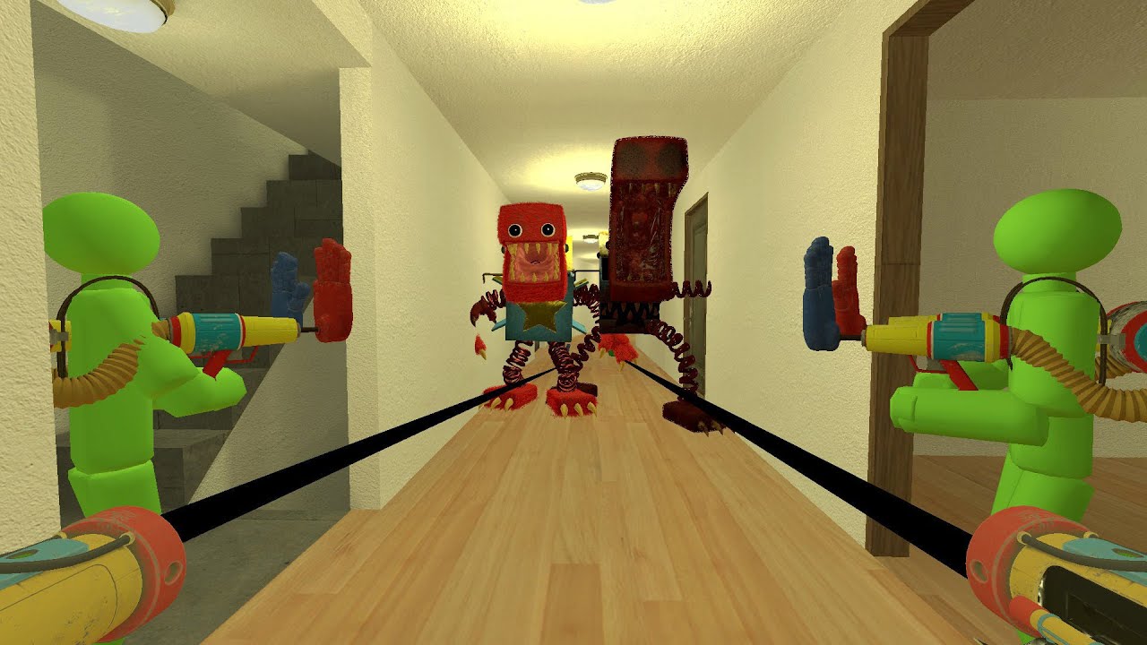 NEW MONSTER! Boxy Boo & Nightmare Boxy Boo Chase 100 Players in Liminal Hotel in Garry's Mod Gmod
